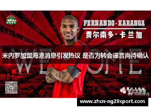 米内罗加盟海港消息引发热议 是否为转会谣言尚待确认