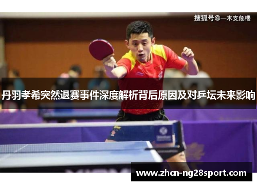 丹羽孝希突然退赛事件深度解析背后原因及对乒坛未来影响